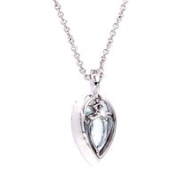 Vicenza - Piazzetta Palladio 2 - Necklace Crivelli Woman Acquamarina in White Gold Acquamarina 1.26 Ct 372-3009 - 372-3009